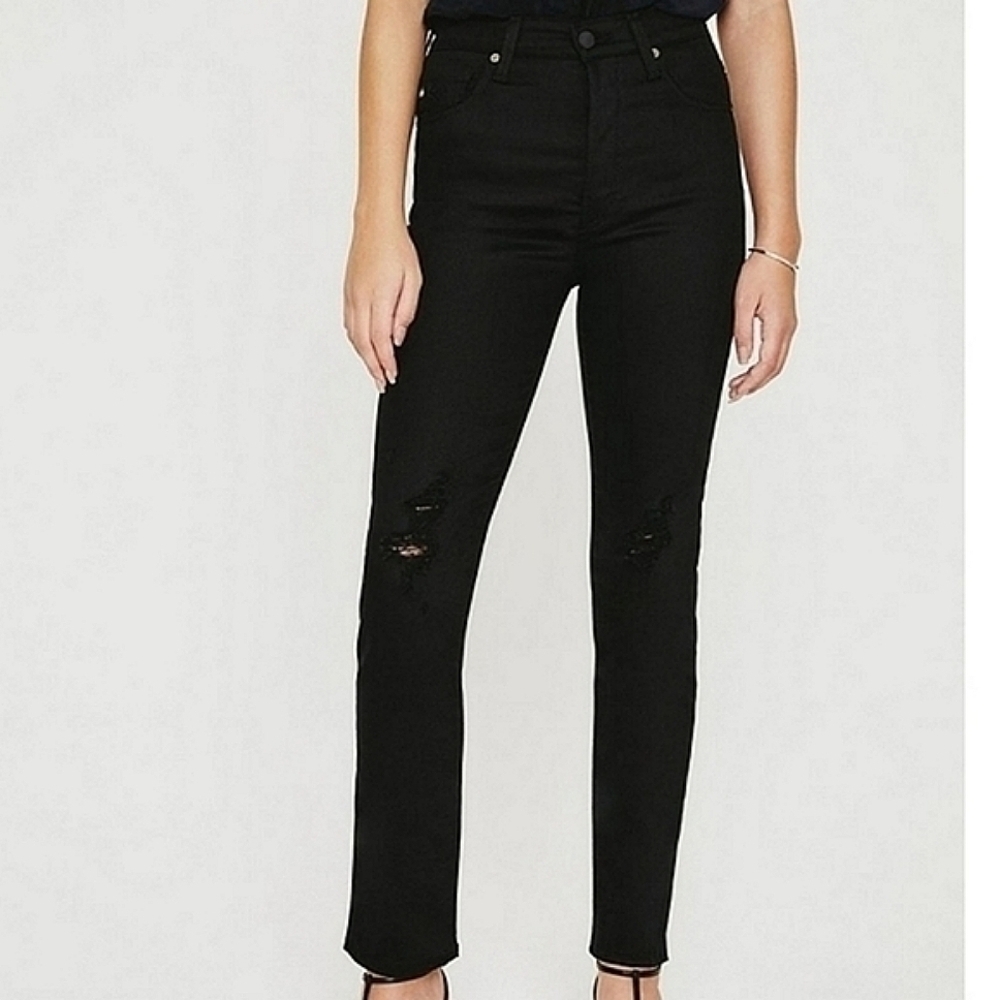 AG Adriano Goldschmied Alexxis Slim Jean Blackboard NWT